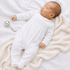 Essentials Smocked Footie - White - Magnolia BabyFootie