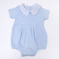 Essentials Solid Collared Bubble - Blue - Magnolia BabyBubble