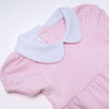 Essentials Solid Collared Ruffle Bubble - Pink - Magnolia BabyBubble