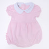 Essentials Solid Collared Ruffle Bubble - Pink - Magnolia BabyBubble