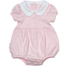 Essentials Solid Collared Ruffle Bubble - Pink - Magnolia BabyBubble