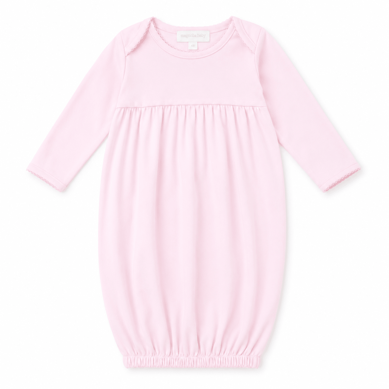 Magnolia Baby_Essentials Solid Gown - Pink_4