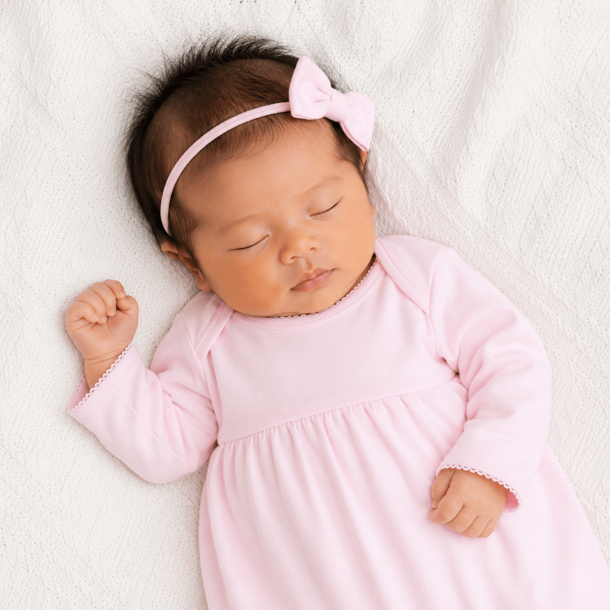 Baby Girl Soft Pima Cotton Gown