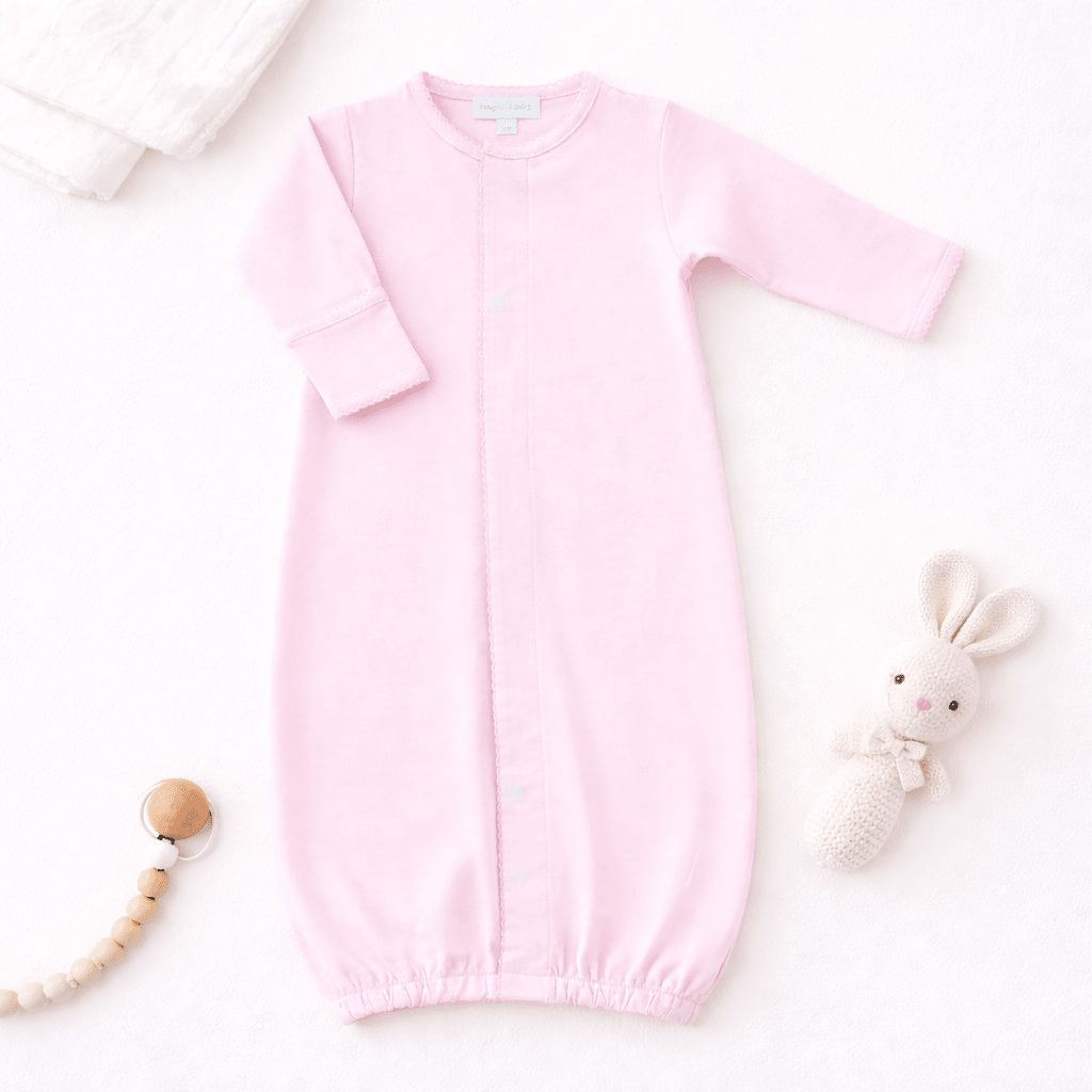 Essentials Solid Pink Converter - Magnolia BabyConverter Gown