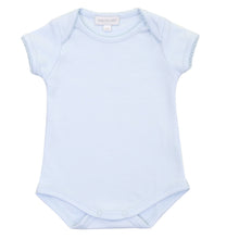  Essentials Solid Short Sleeve Bodysuit - Blue - Magnolia BabyBodysuit