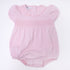 Essentials Solid Smocked Bubble - Pink - Magnolia BabyBubble
