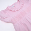 Essentials Solid Smocked Bubble - Pink - Magnolia BabyBubble