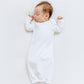 Essentials Solid White Lap Gown - Magnolia BabyGown