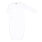 Essentials Solid White Lap Gown - Magnolia BabyGown