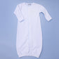 Essentials White Converter with Blue Trim - Magnolia BabyConverter Gown