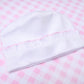 Essentials White Hat with Pink Ruffle - Magnolia BabyHat