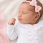 Essentials White Ruffle Converter with Pink Trim - Magnolia BabyConverter Gown