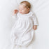 Essentials White Ruffle Gown - Magnolia BabyGown