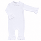 Essentials White Ruffle Playsuit - Magnolia BabyPlaysuit