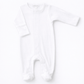 Essentials White Trim Footie - Magnolia BabyFootie