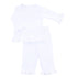 Essentials White Trim Ruffle Pant Set - Magnolia Baby2pc Pant Set