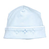 Ethan Embroidered Hat - Light Blue - Magnolia BabyHat