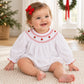 Eve Classics Bishop Long Sleeve Bubble - White Red