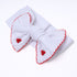 Eve Classics Embroidered White Headband with Red Trim - Magnolia BabyHeadband