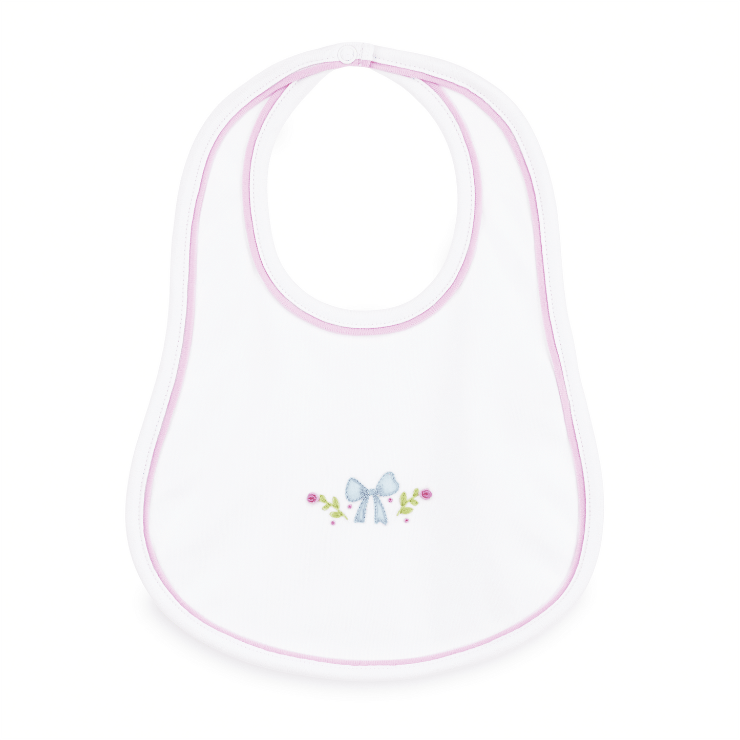 Evelyn's Classics Hand - Embroidered Bib - Magnolia BabyBib