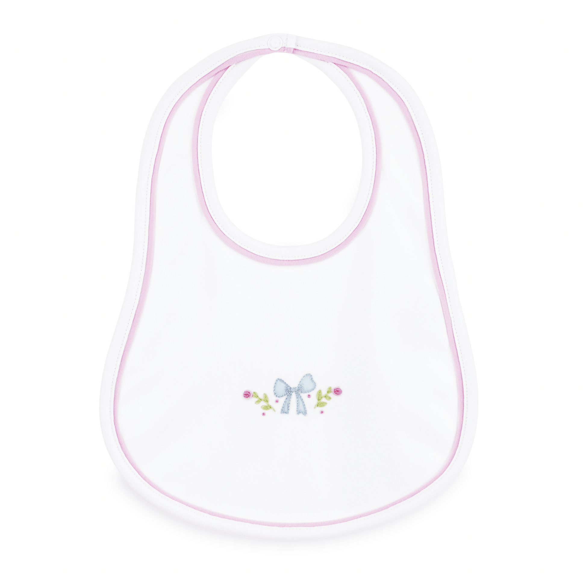 Evelyn's Classics Hand - Embroidered Bib - Magnolia BabyBib