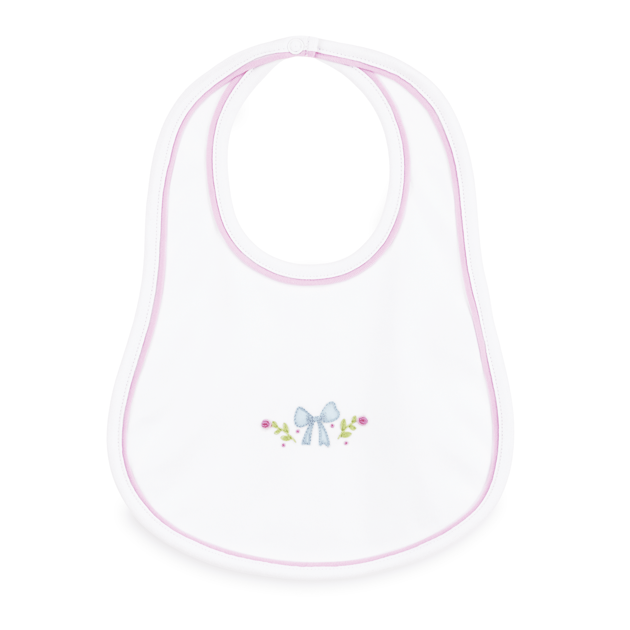 Evelyn's Classics Hand - Embroidered Bib - Magnolia BabyBib