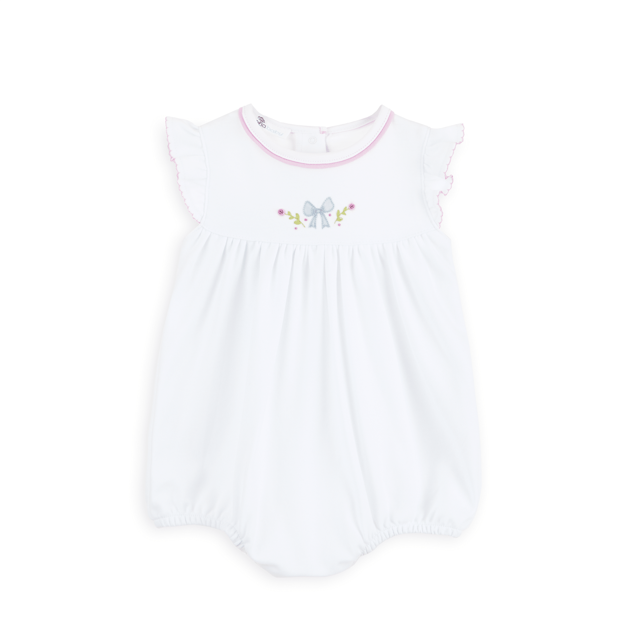 Evelyn's Classics Hand - Embroidered Bubble - Magnolia BabyBubble
