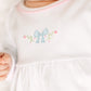 Evelyn's Classics Hand - Embroidered Gathered Gown - Magnolia BabyGown