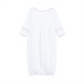Evelyn's Classics Hand - Embroidered Gathered Gown - Magnolia BabyGown
