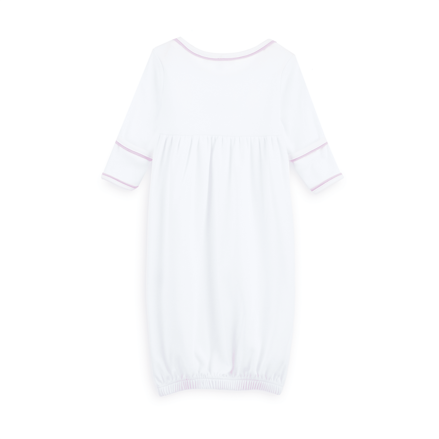 Evelyn's Classics Hand - Embroidered Gathered Gown - Magnolia BabyGown