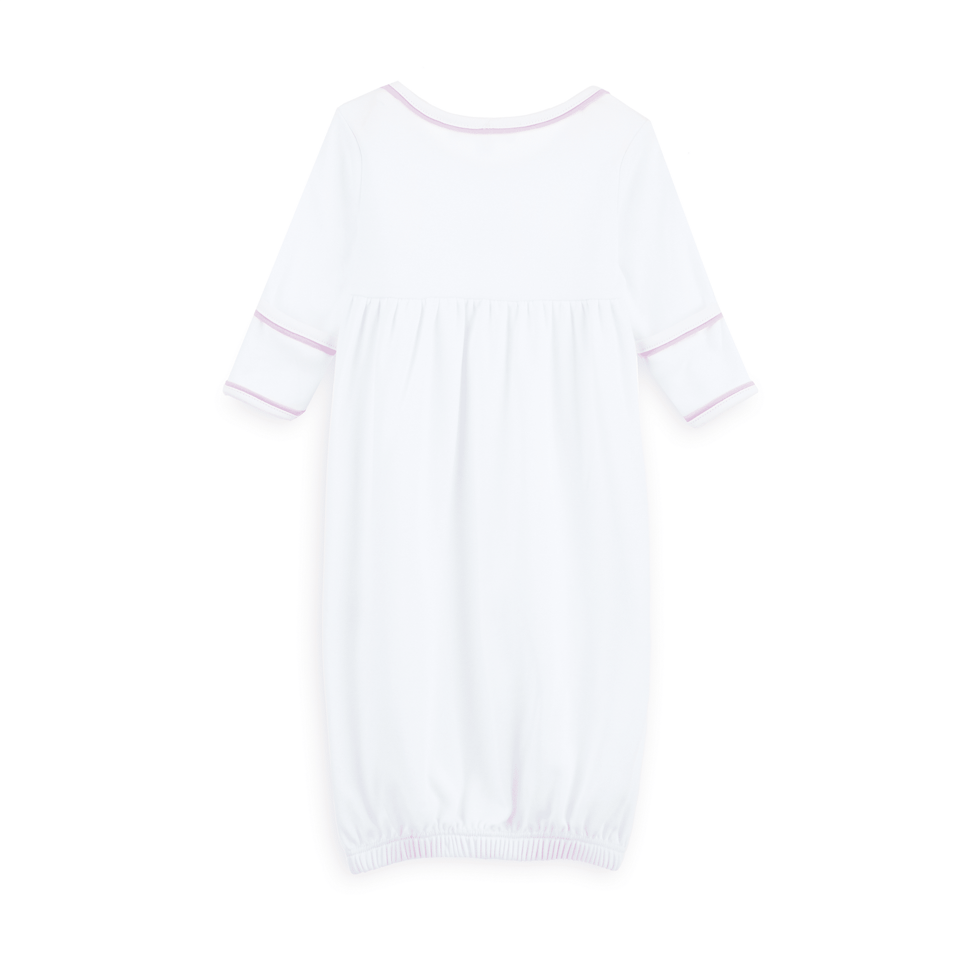 Evelyn's Classics Hand - Embroidered Gathered Gown - Magnolia BabyGown