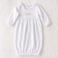 Evelyn's Classics Hand - Embroidered Gathered Gown - Magnolia BabyGown