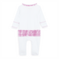 Evelyn's Classics Hand - Embroidered Ruffle Footie - Magnolia BabyFootie