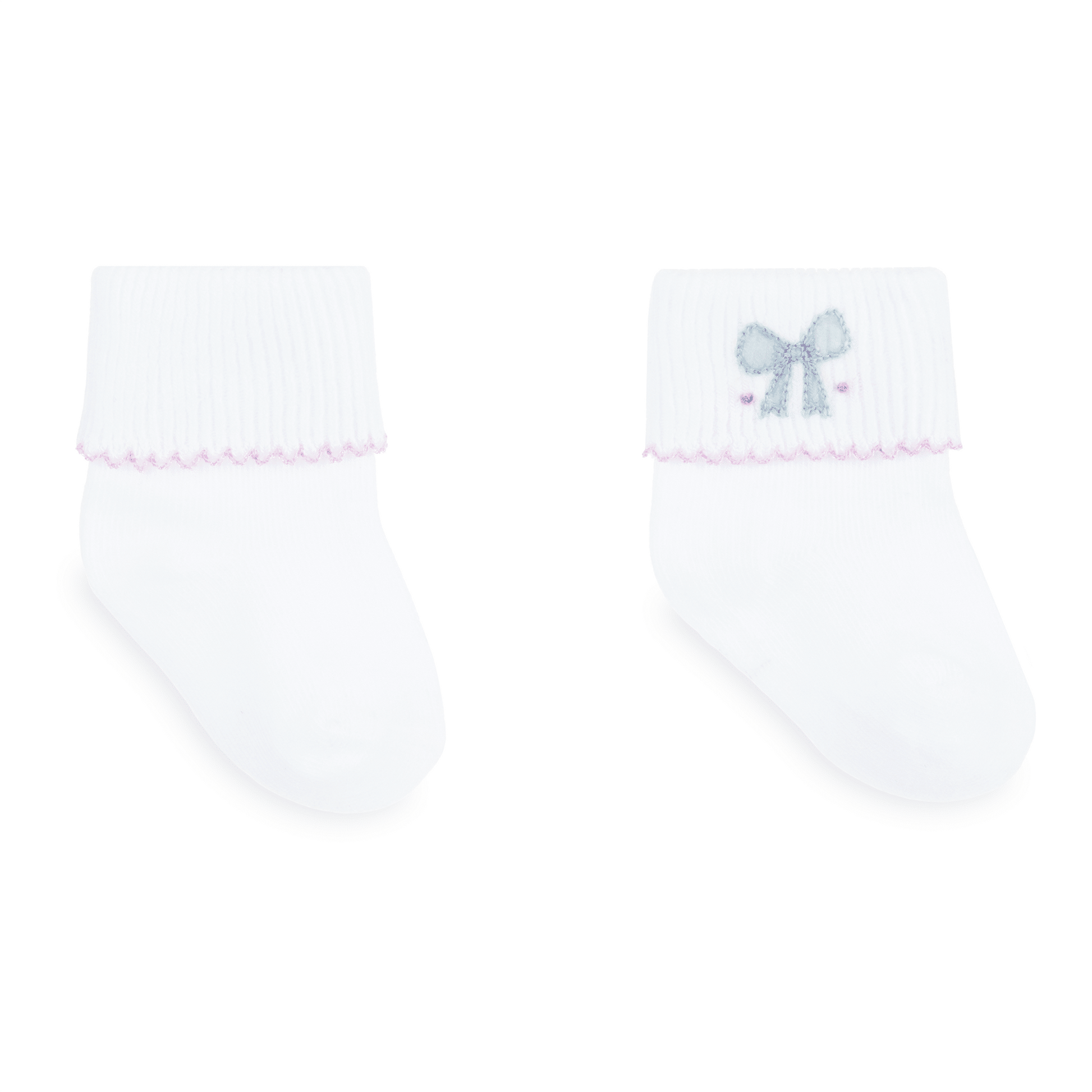 Evelyn's Classics Hand - Embroidered Socks - Magnolia BabySocks