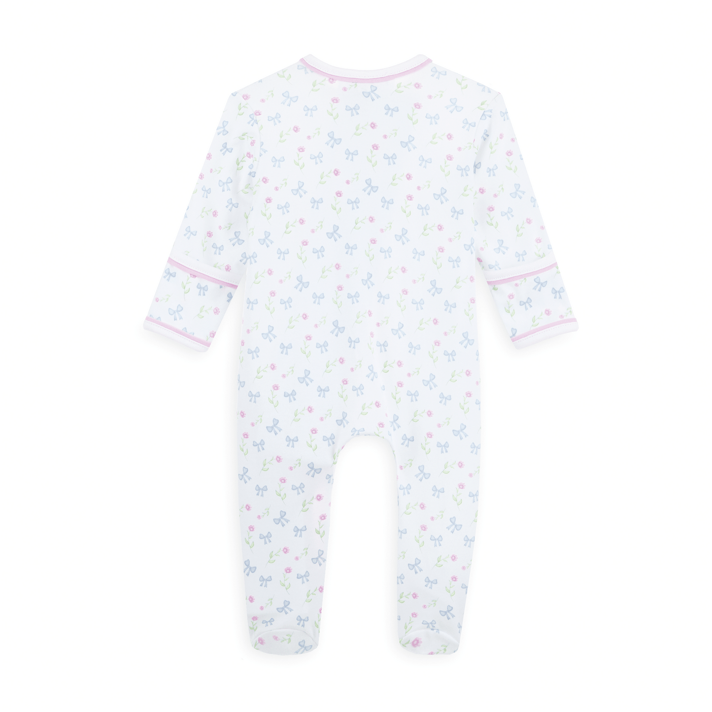 Evelyn's Classics Print Zip Footie - Magnolia BabyFootie