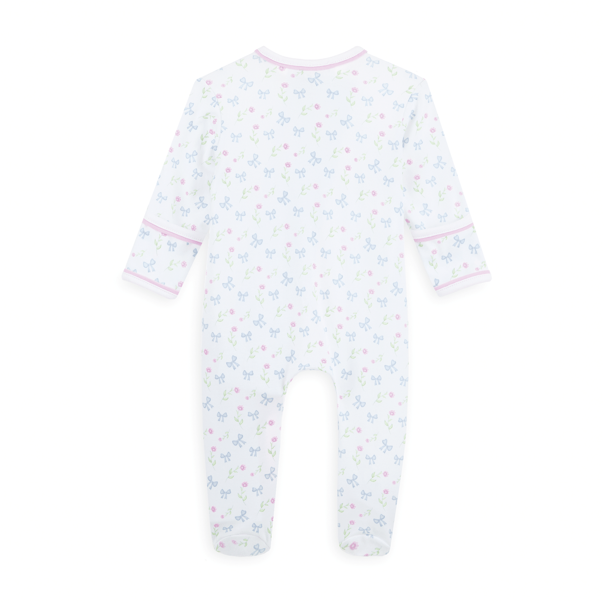 Evelyn's Classics Print Zip Footie - Magnolia BabyFootie