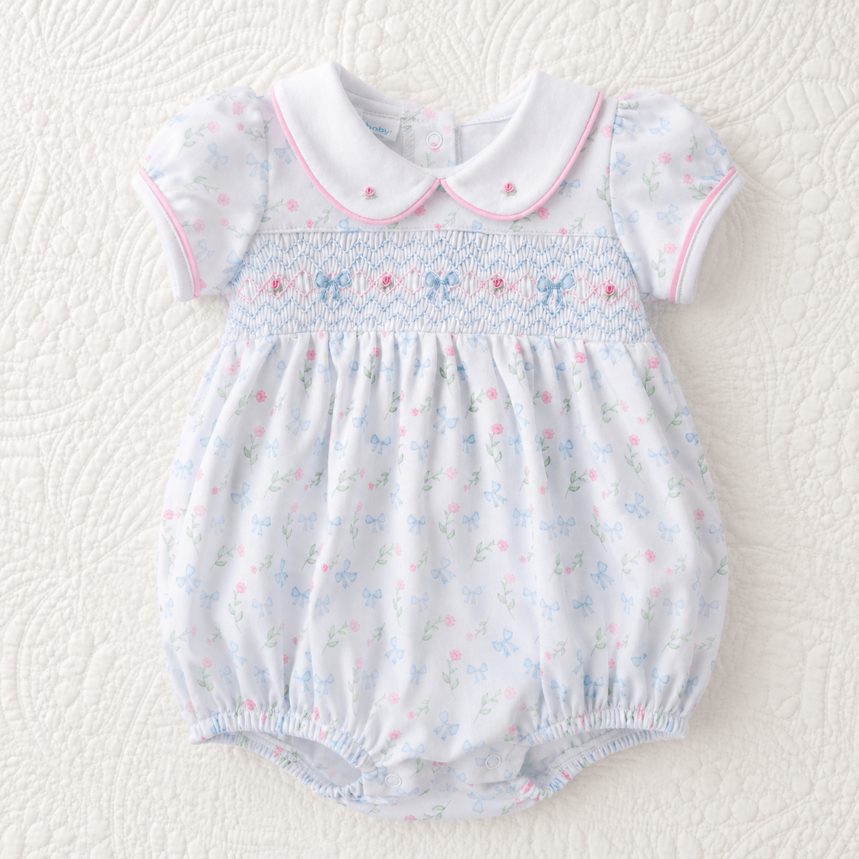Evelyn's Classics Smocked Bubble - Magnolia BabyBubble