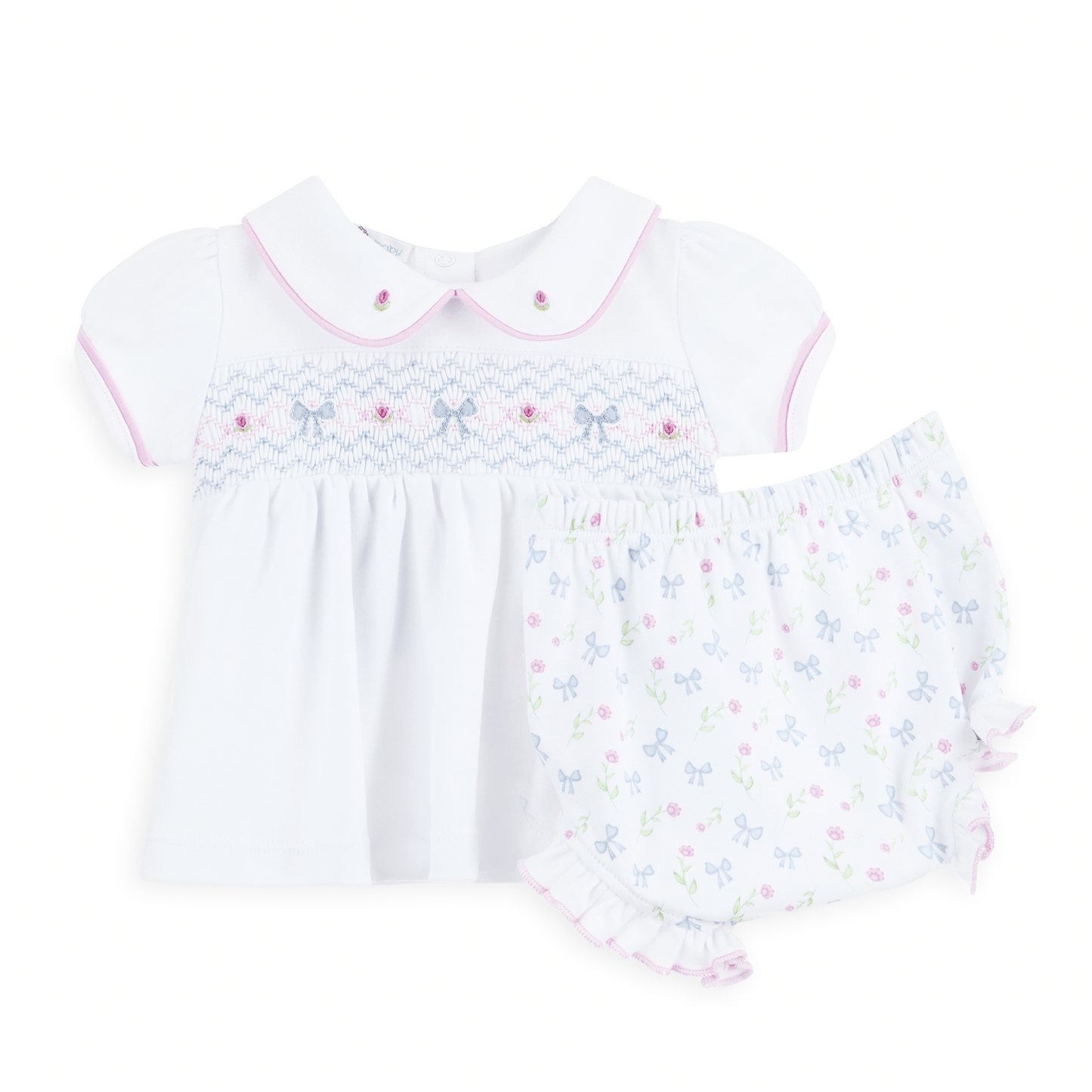 Evelyn's Classics Smocked Diaper Cover Set - Magnolia BabyDiaper Cover