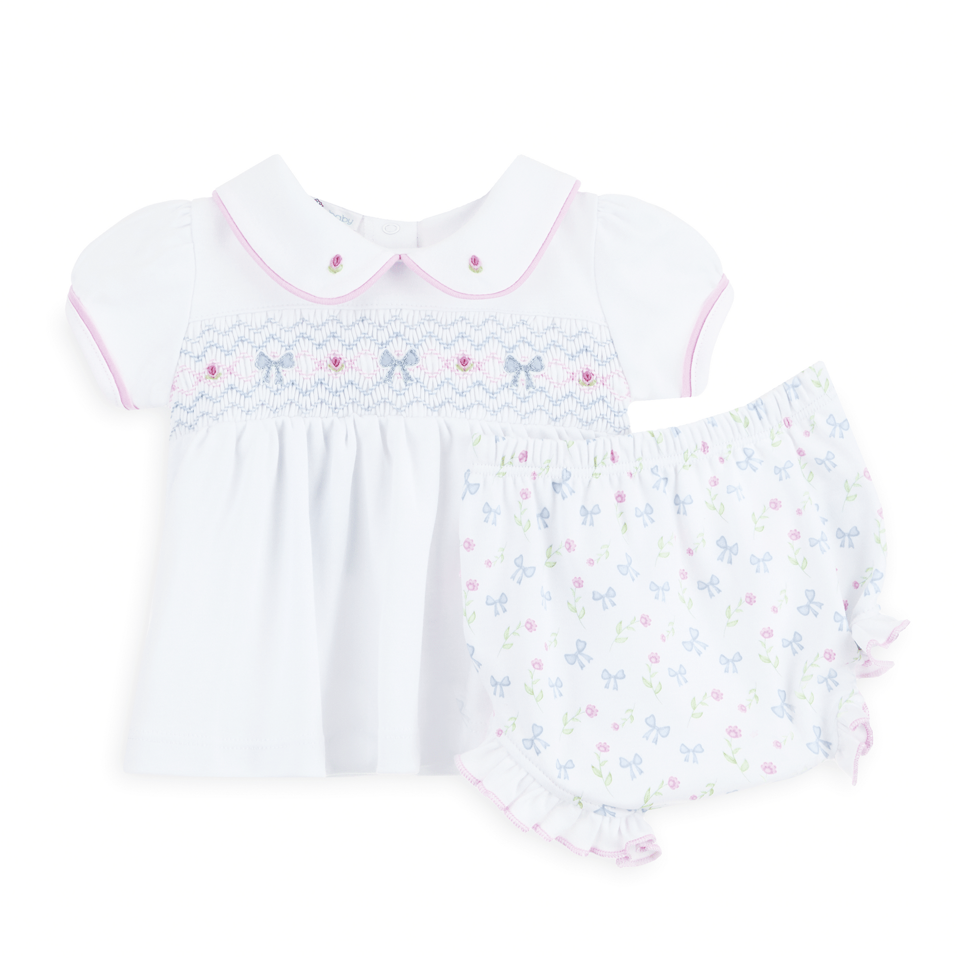 Evelyn's Classics Smocked Diaper Cover Set - Magnolia BabyDiaper Cover