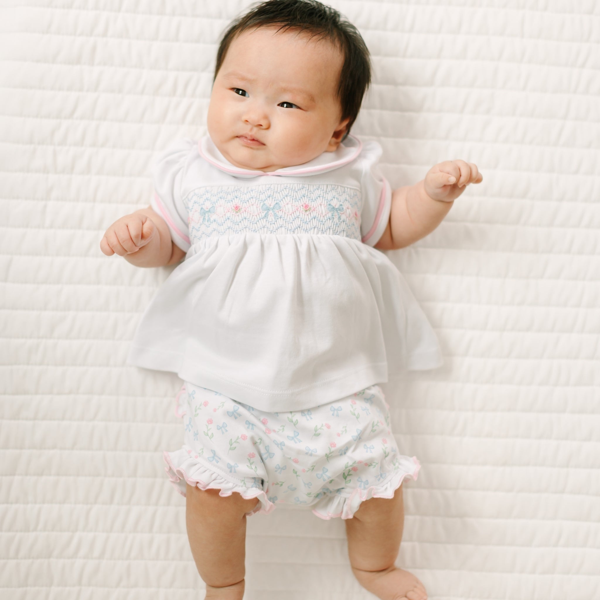 Evelyn's Classics Smocked Diaper Cover Set - Magnolia BabyDiaper Cover