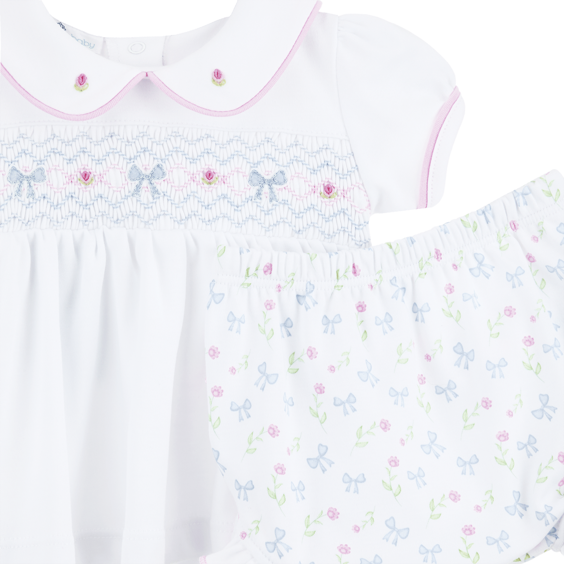 Evelyn's Classics Smocked Diaper Cover Set - Magnolia BabyDiaper Cover