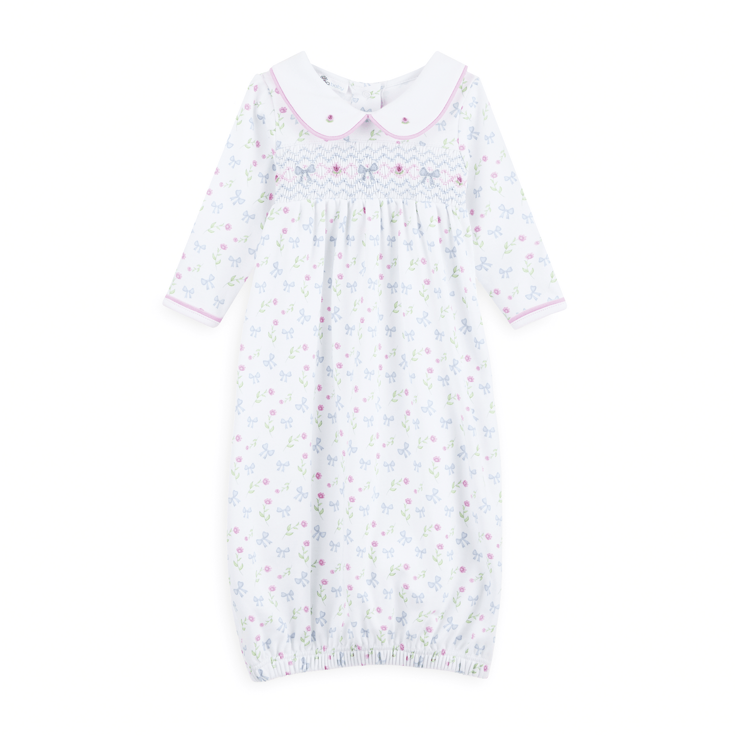 Magnolia Baby_Evelyn's Classics Smocked Gown_1