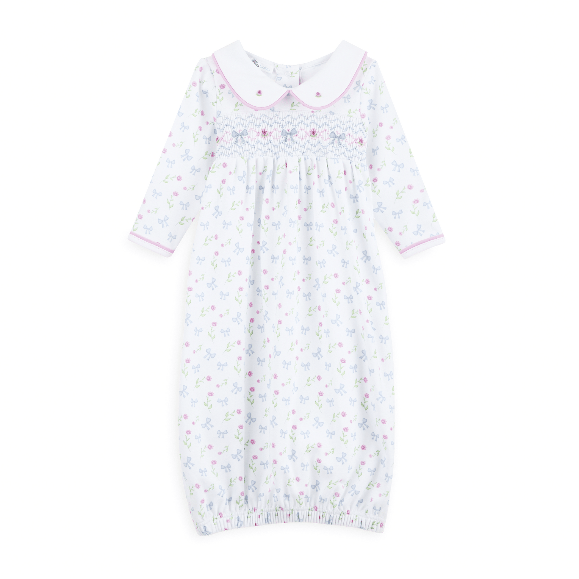 Magnolia Baby_Evelyn's Classics Smocked Gown_1