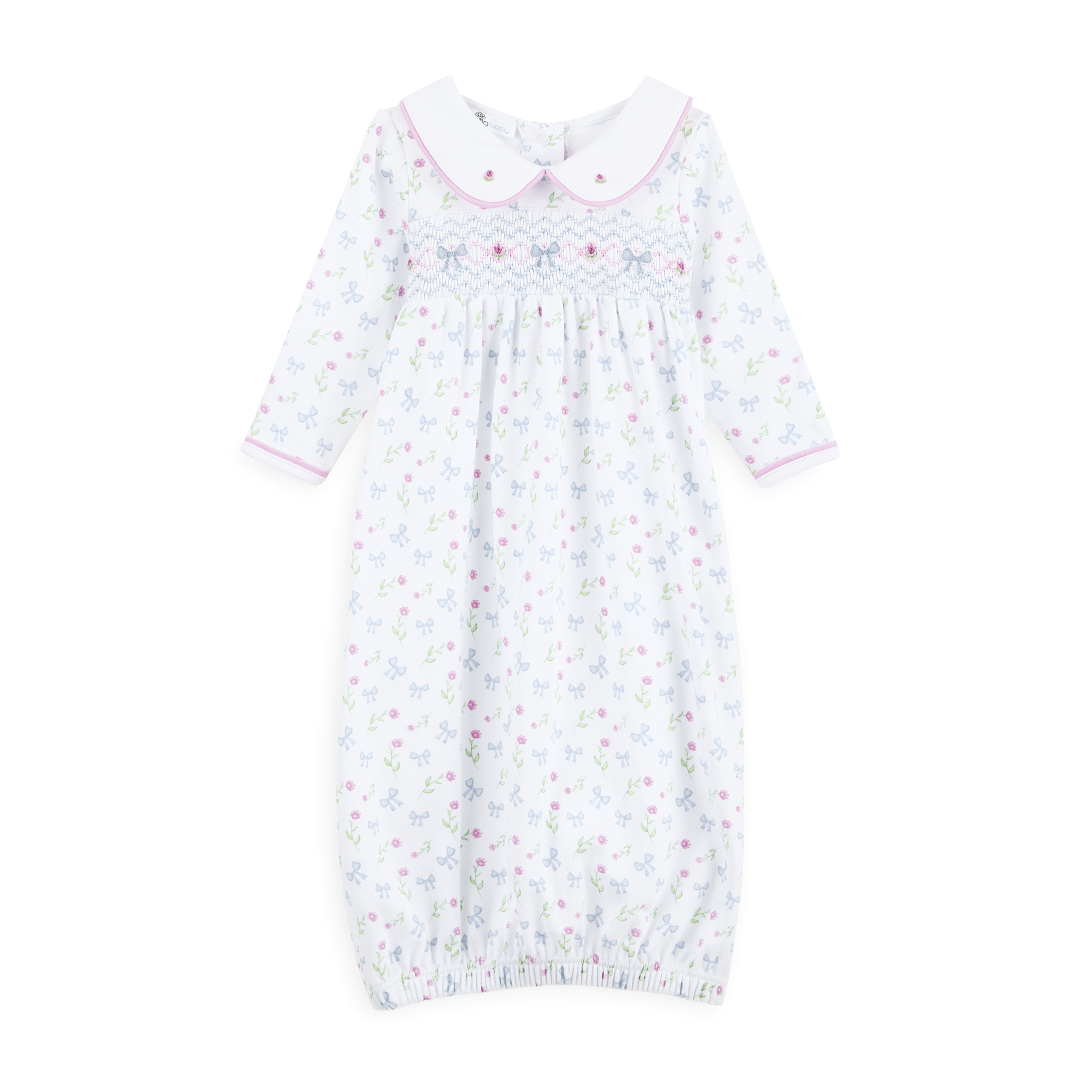 Magnolia Baby_Evelyn's Classics Smocked Gown_1