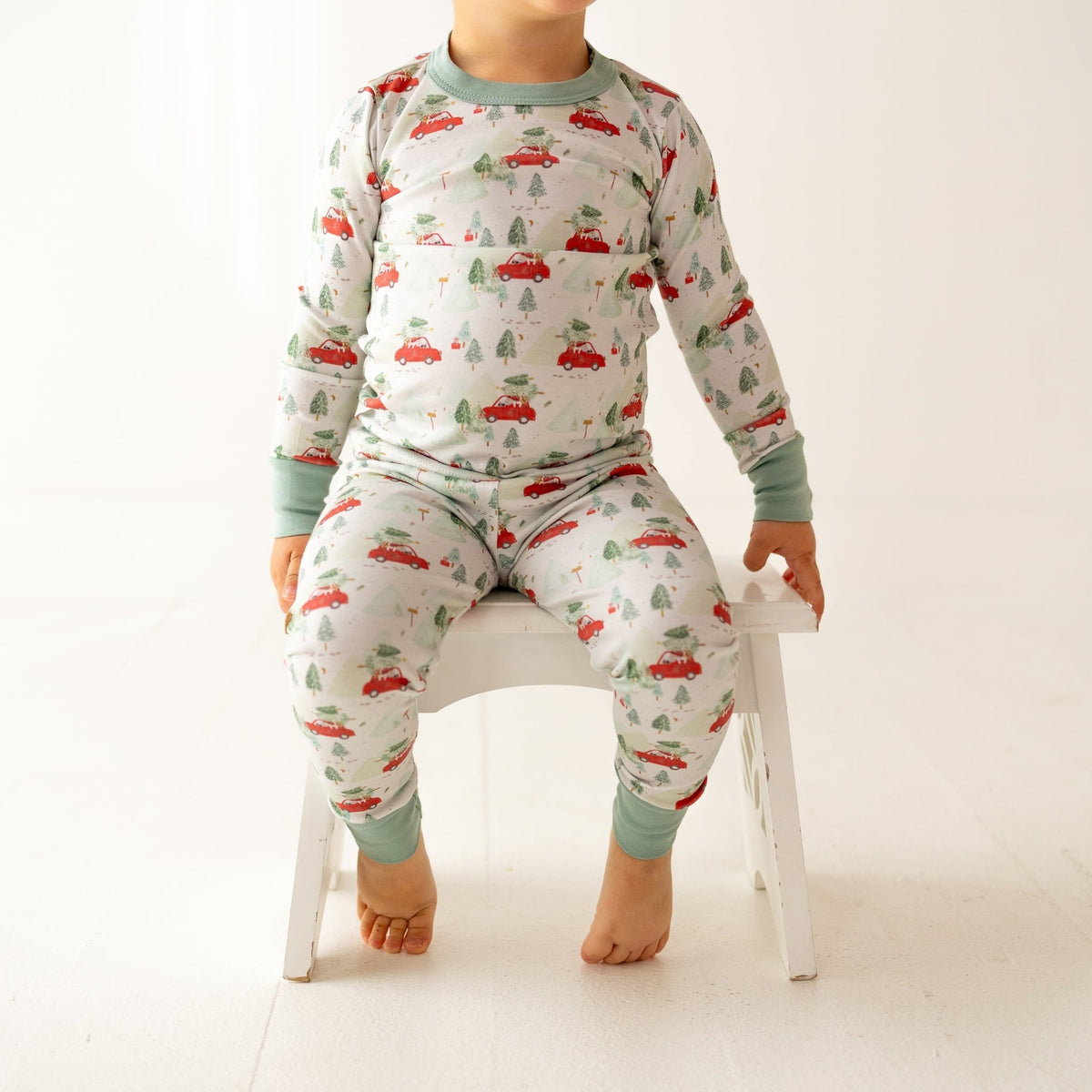 Luna and Arlo_Evergreen Express Long Pajamas_3