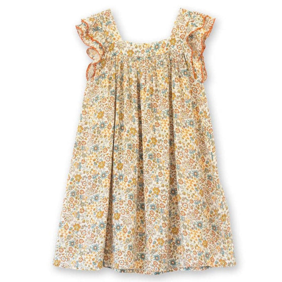 Everly Dress - Cottonfield Floral - Magnolia BabyDress