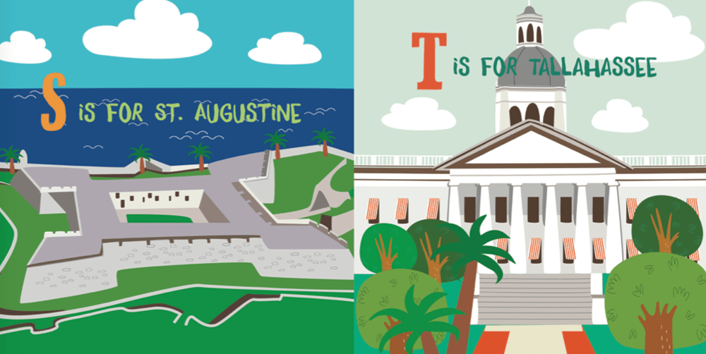 F Is for Florida Board Book - Magnolia BabyBook