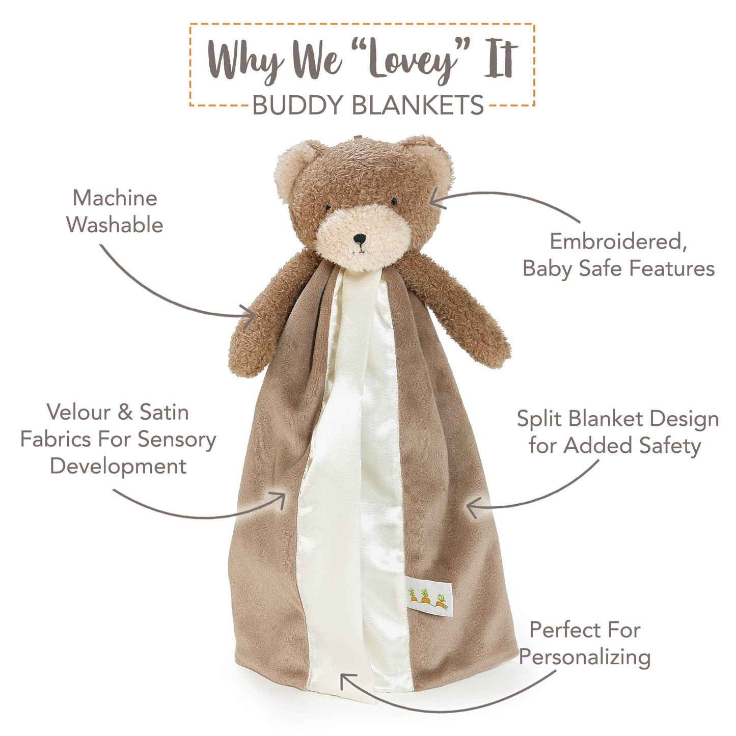 Cubby Bear Buddy Blanket