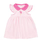 Fancy Flamingo Applique Collared Dress - Magnolia BabyDress