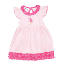  Fancy Flamingo Applique Dress - Magnolia BabyDress